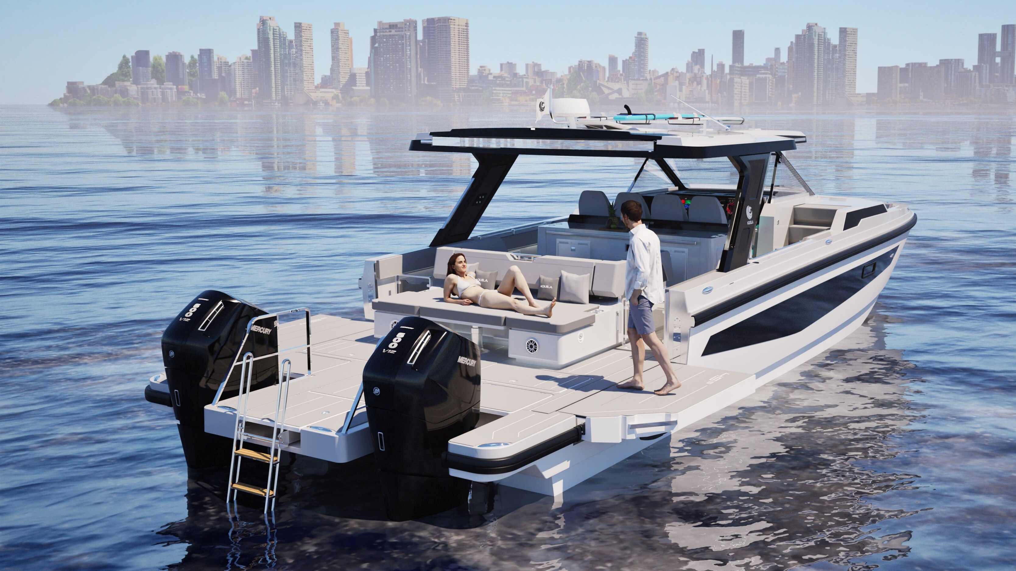 First look at the new Aquila 45 Sport Power Catamaran